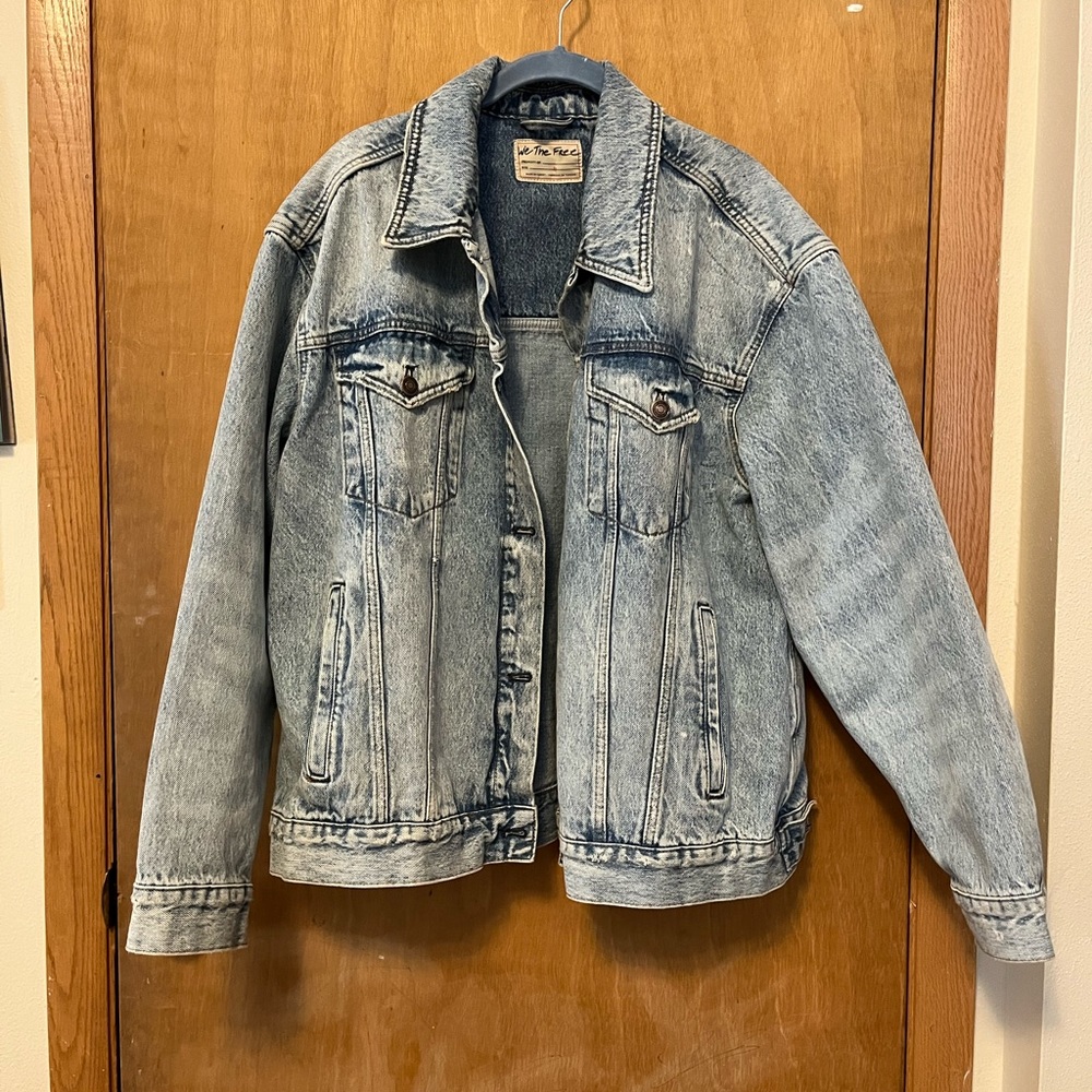 Oversized Trucker Denim Jacket Gem